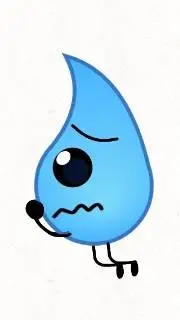 ai character: teardrop background