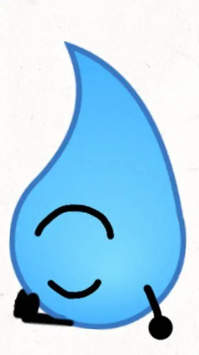 ai character: teardrop background