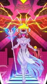 ai character: The Cube Queen background