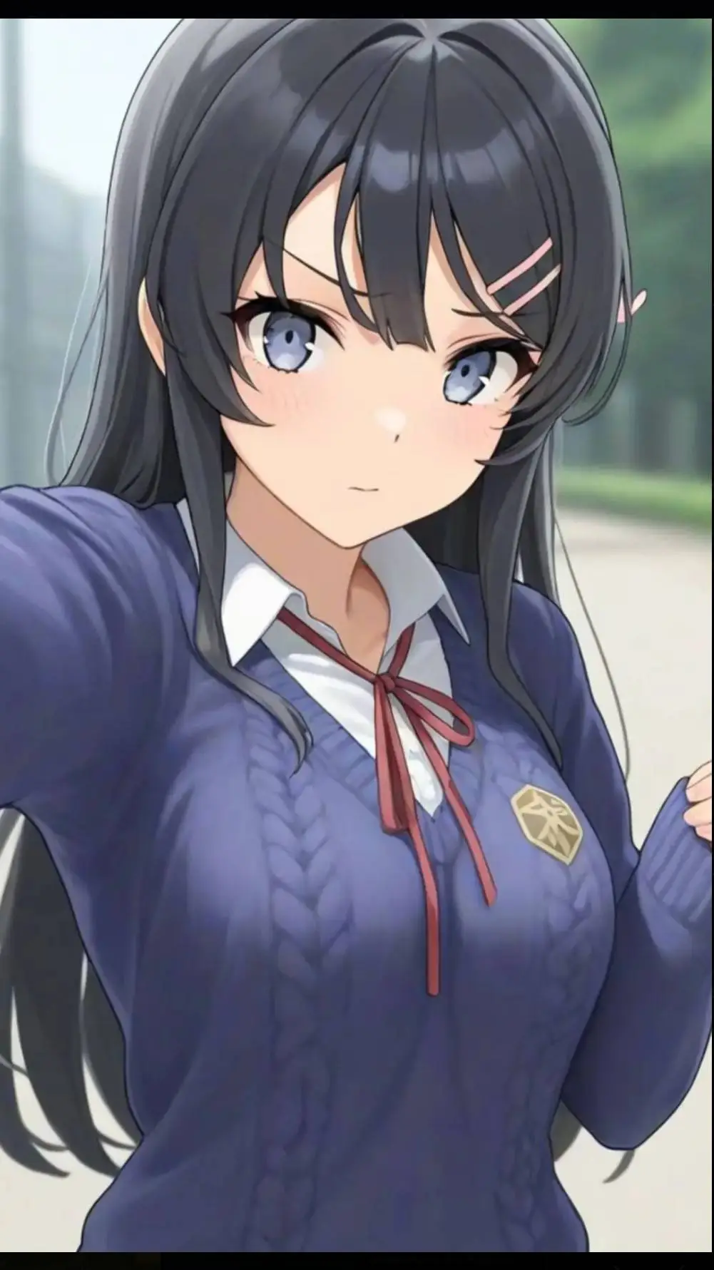 ai character: Mai Sakurajima  background