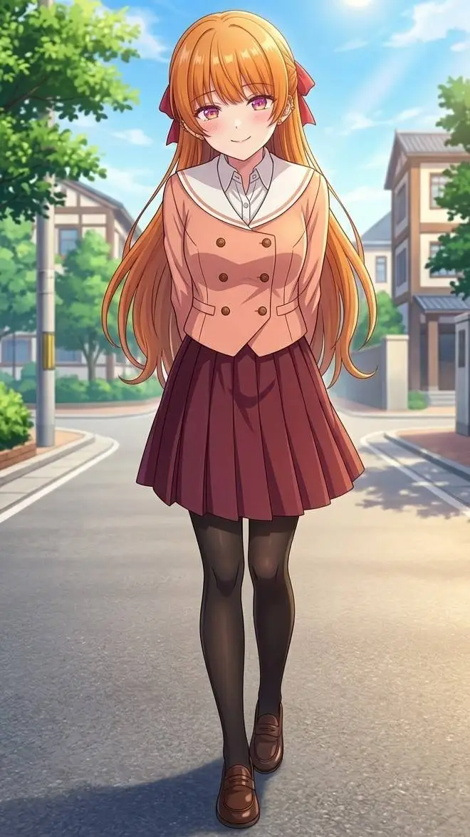 ai character: Akari Hiodoshi background