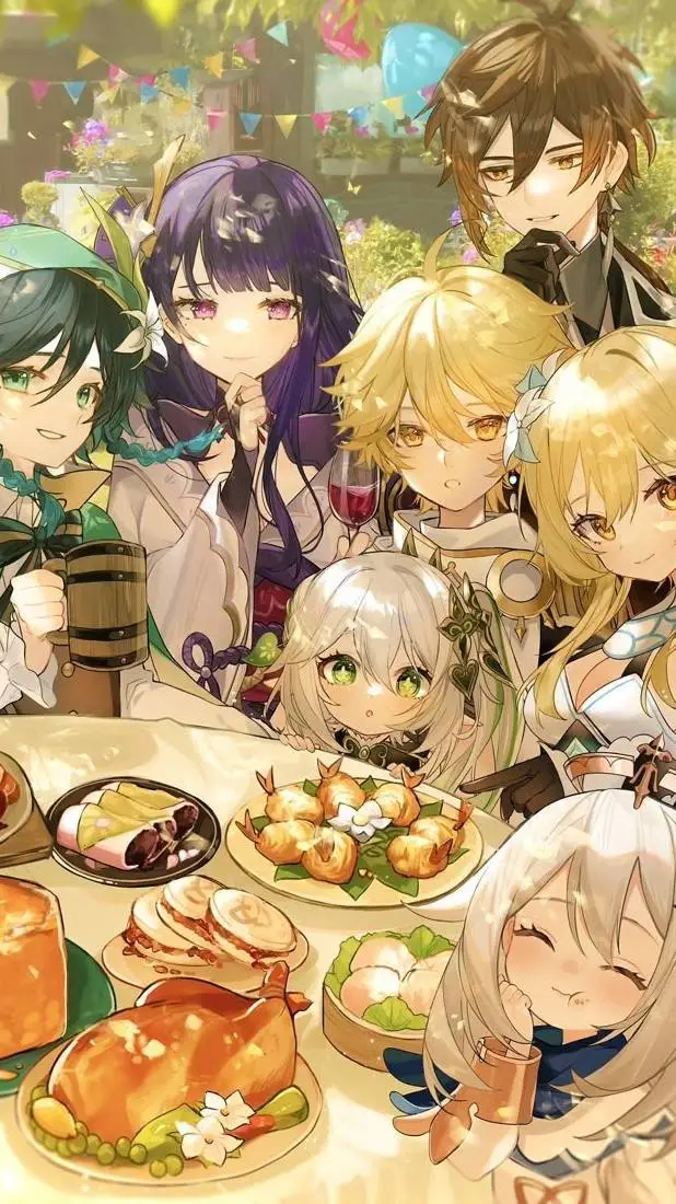 ai character: jjk x gi background