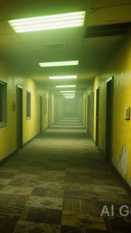 ai character: backrooms creature background