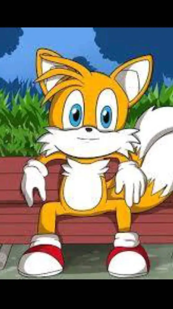 ai character: Tails 💀 background