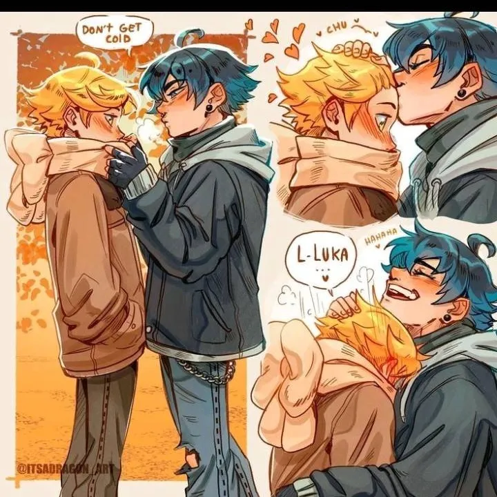 chat with ai character: 🍡~luka x adrien~🍡