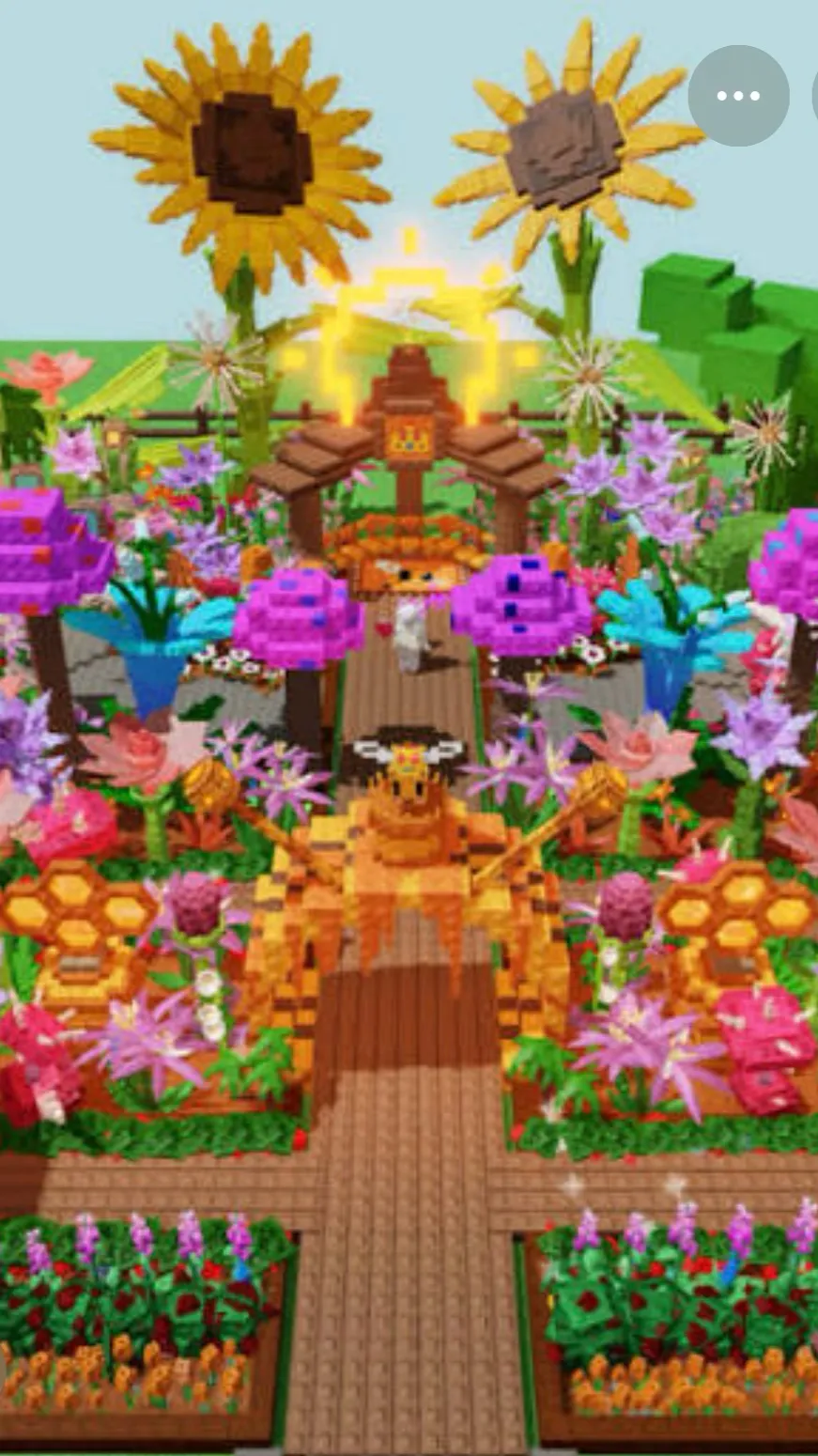 ai character: Grow a garden background