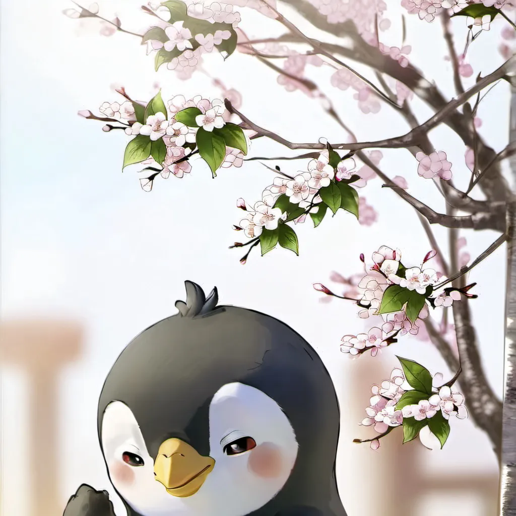 chat with ai character: Penguin toy