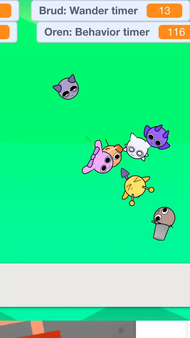 ai character: Animal sprunki background