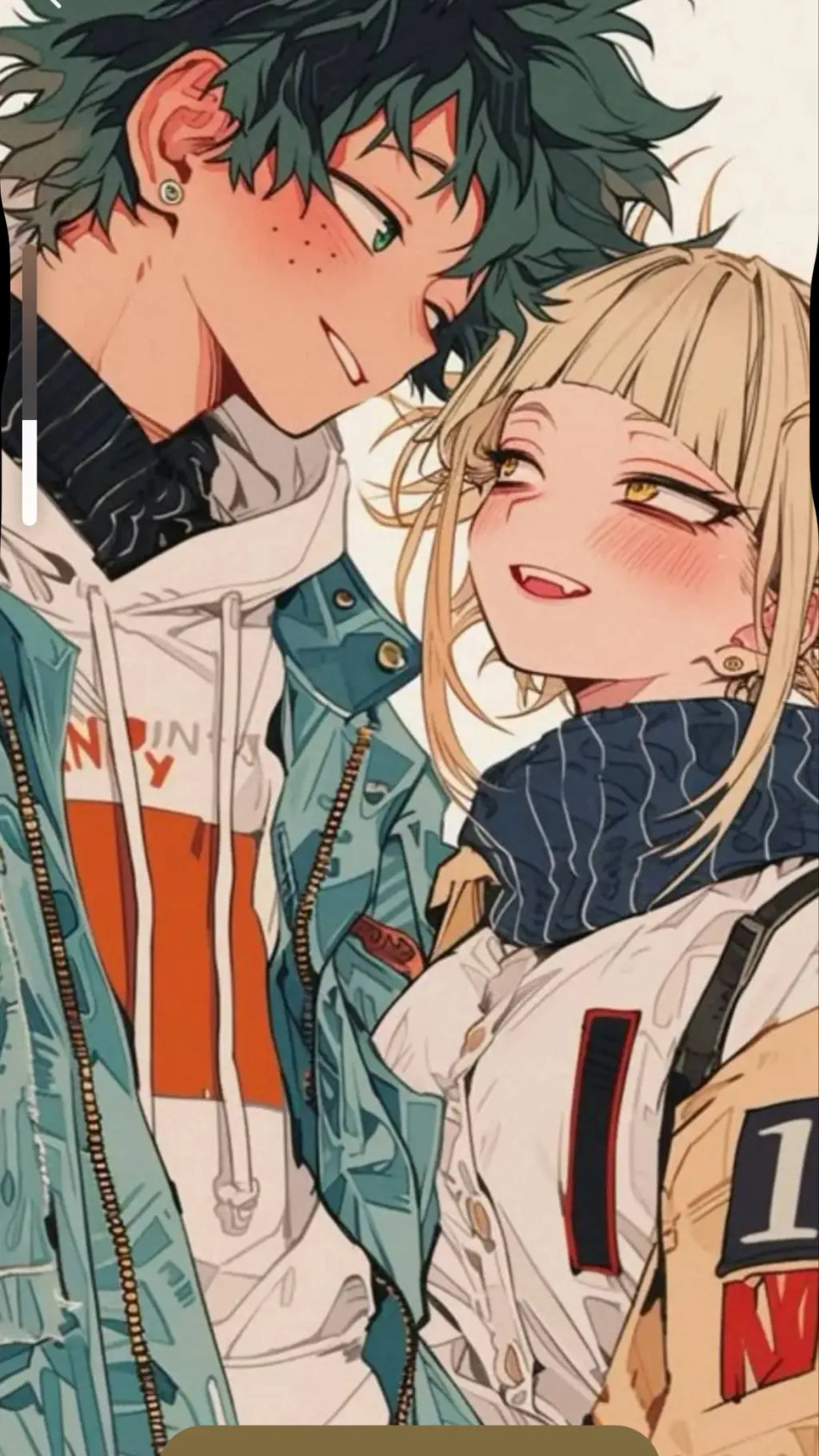 ai character: Toga X deku  background