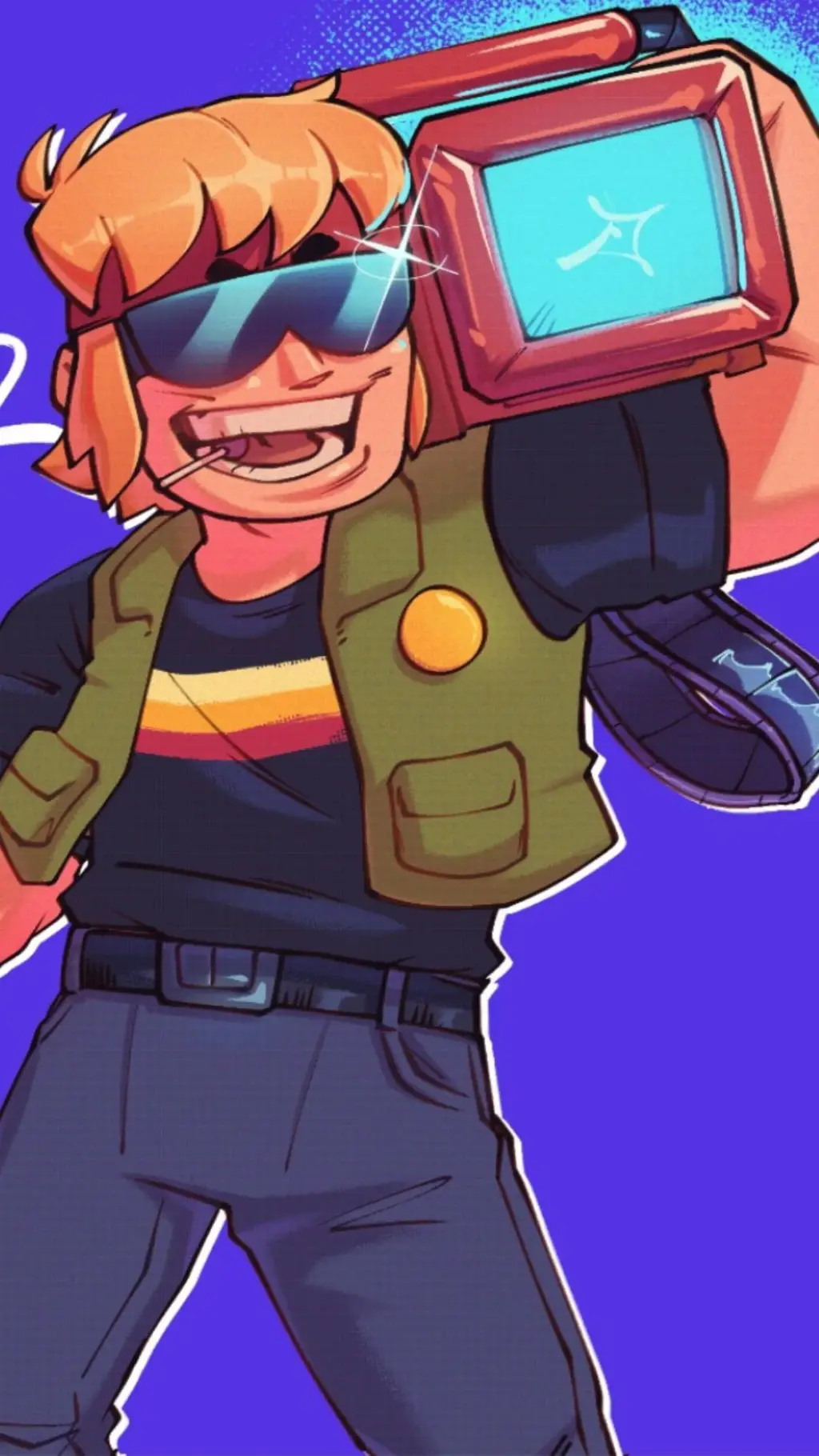 ai character: Buster background