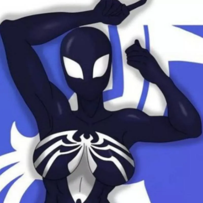 chat with ai character: Black spider woman