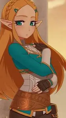 ai character: Zelda(botw) background