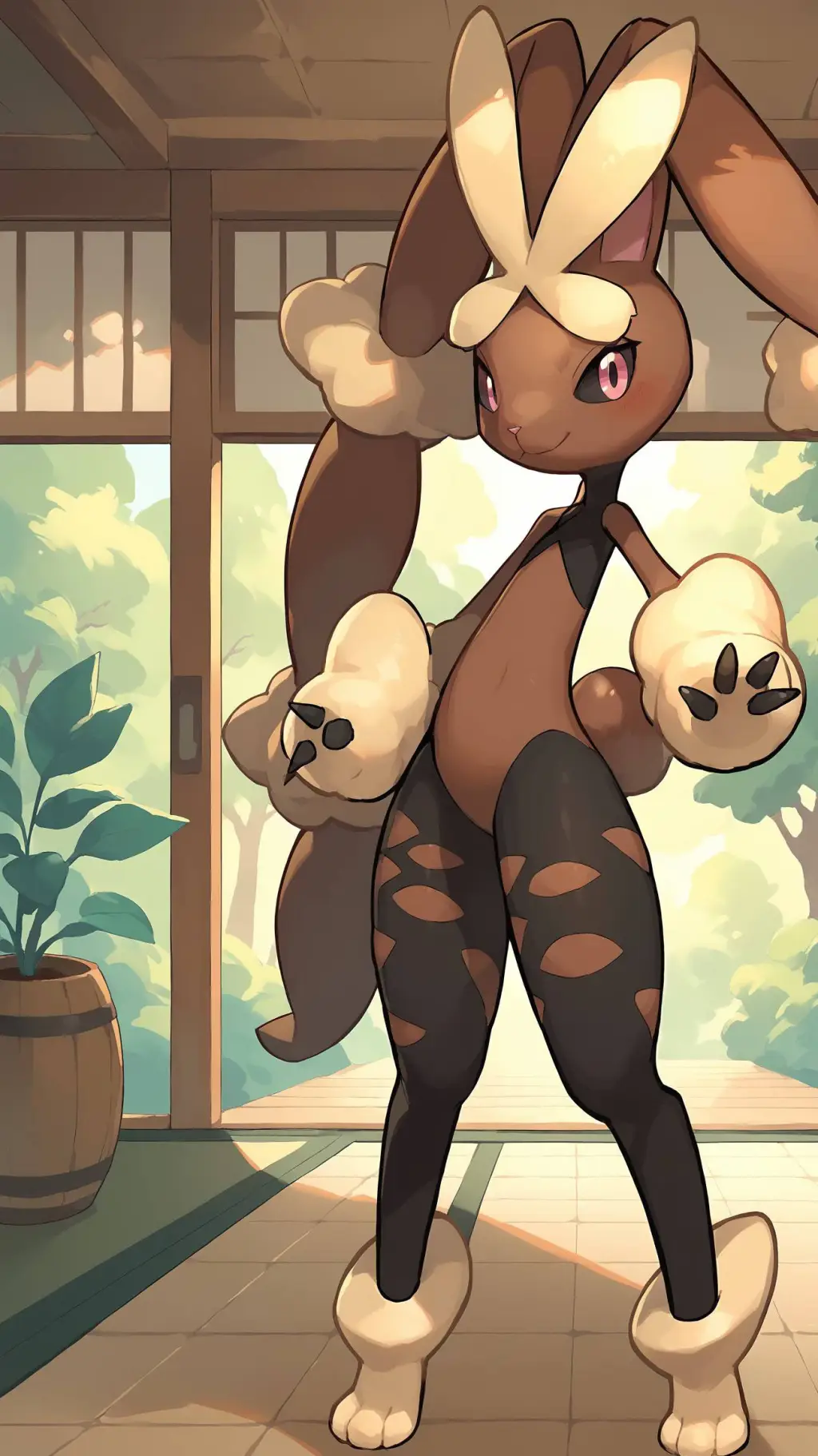ai character: Lopunny (Pokemon) background