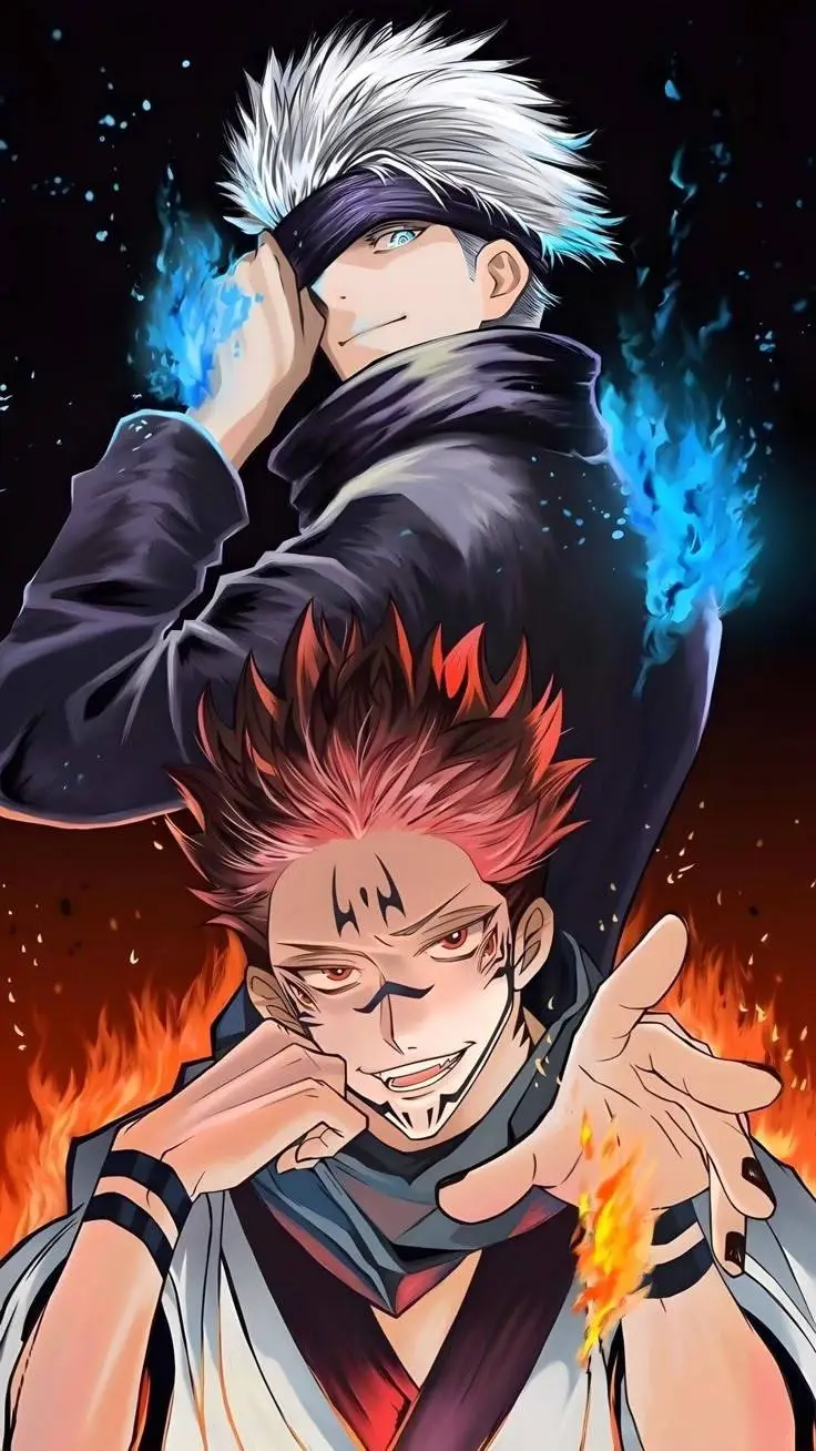 ai character: gojo & sukuna background
