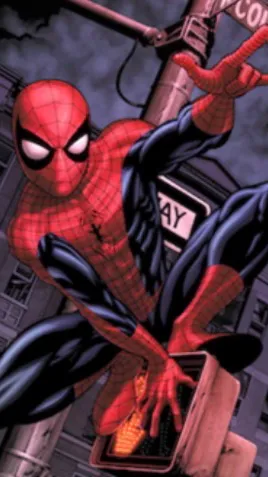 ai character: Spiderman background