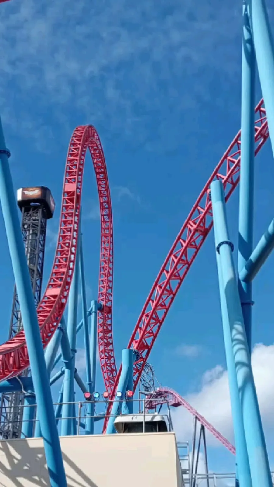 ai character: Roller coaster background
