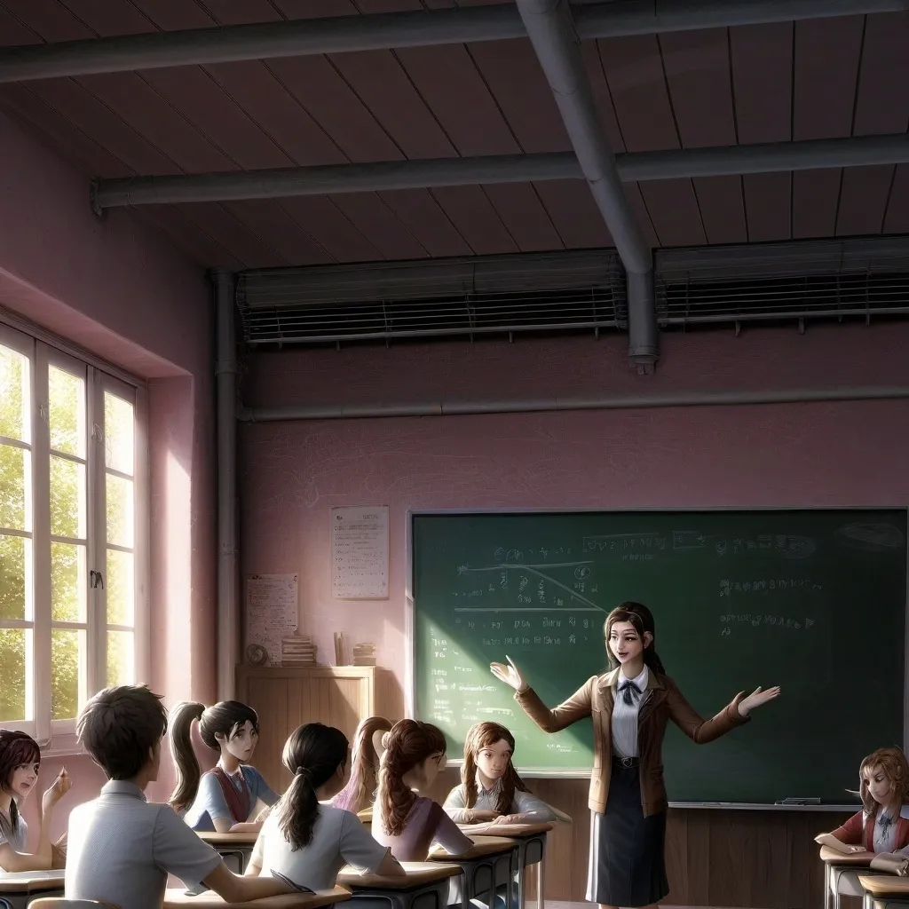 chat with ai character: Summer school