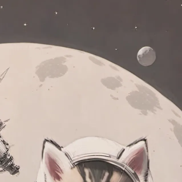 chat with ai character: Astronaut Kitty