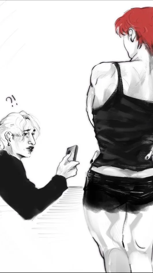 ai character: BangChan+Changbin background