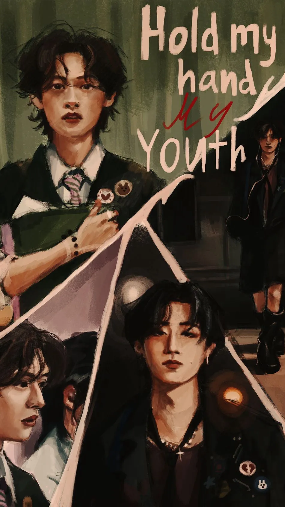 ai character: Minsung -Youth HMH background