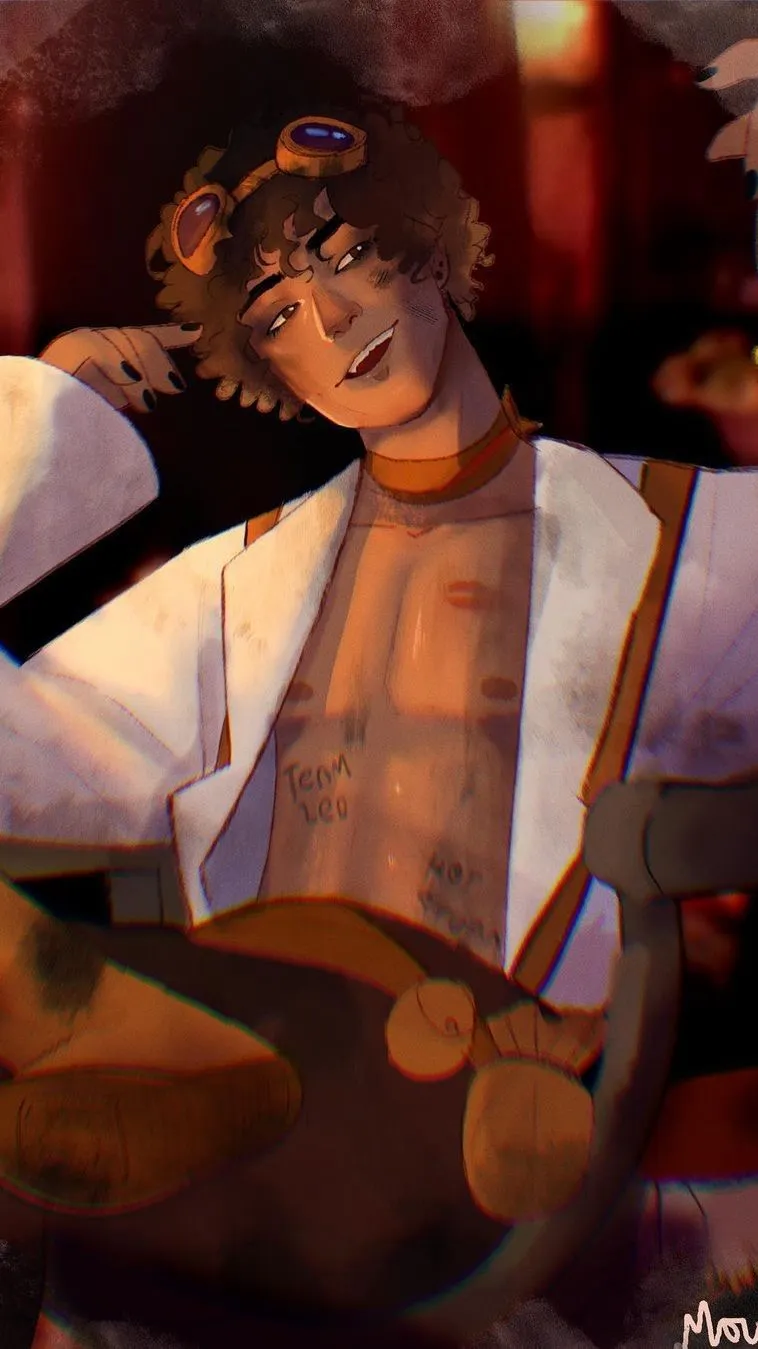 ai character: Leo x y/n background