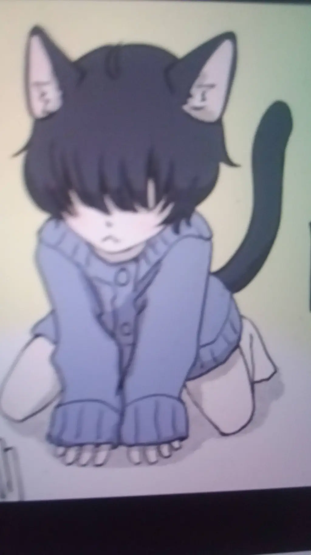 ai character: neko six background