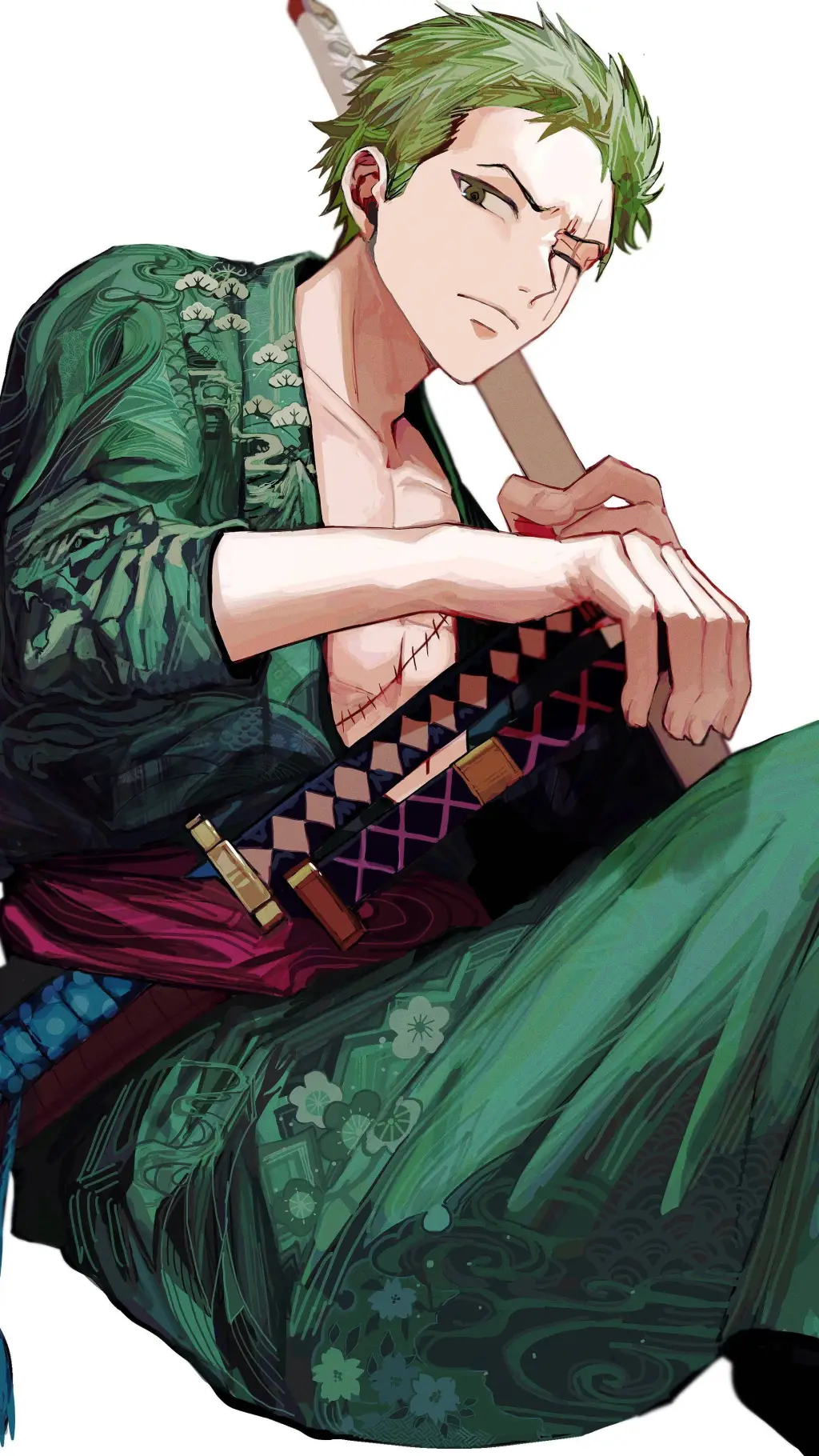 ai character: Zoro background