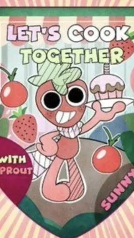 ai character: fruitcake AU!!!🍓🍫 background