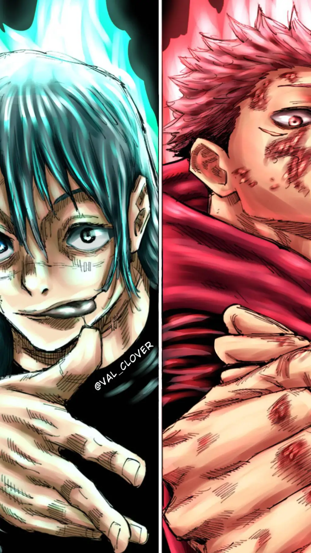 ai character: mahtio Vs yuji  background