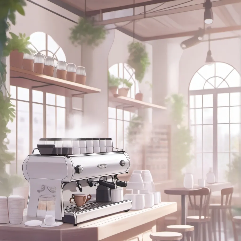 chat with ai character: +*Work at a cafe*+