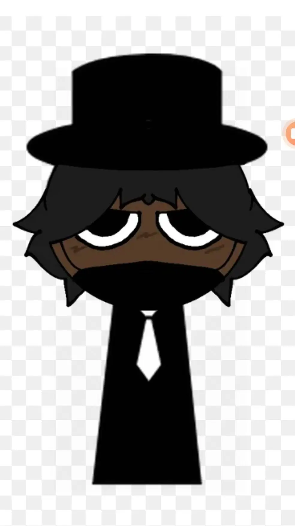 ai character: Blak (de sprunki)  background