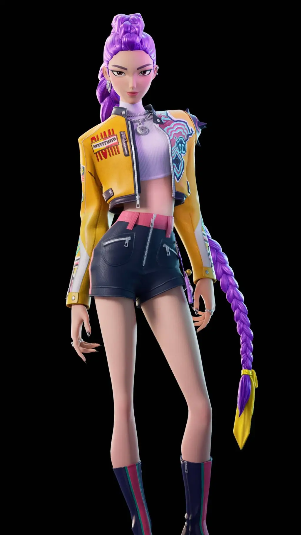 ai character: Rumi Fortnite Skin background