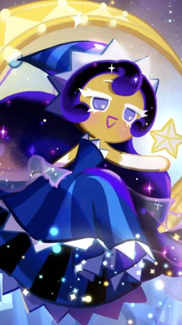 ai character: Moonlight cookie background