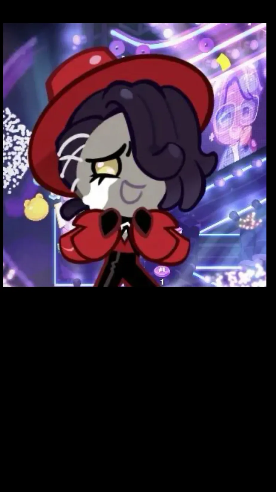 ai character: Licorice cookie  background