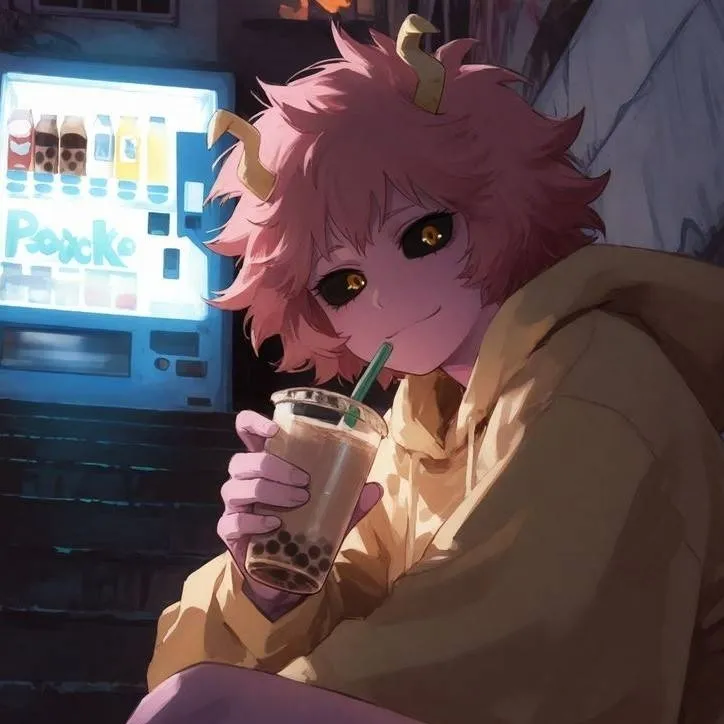 chat with ai character: Mina Ashido 