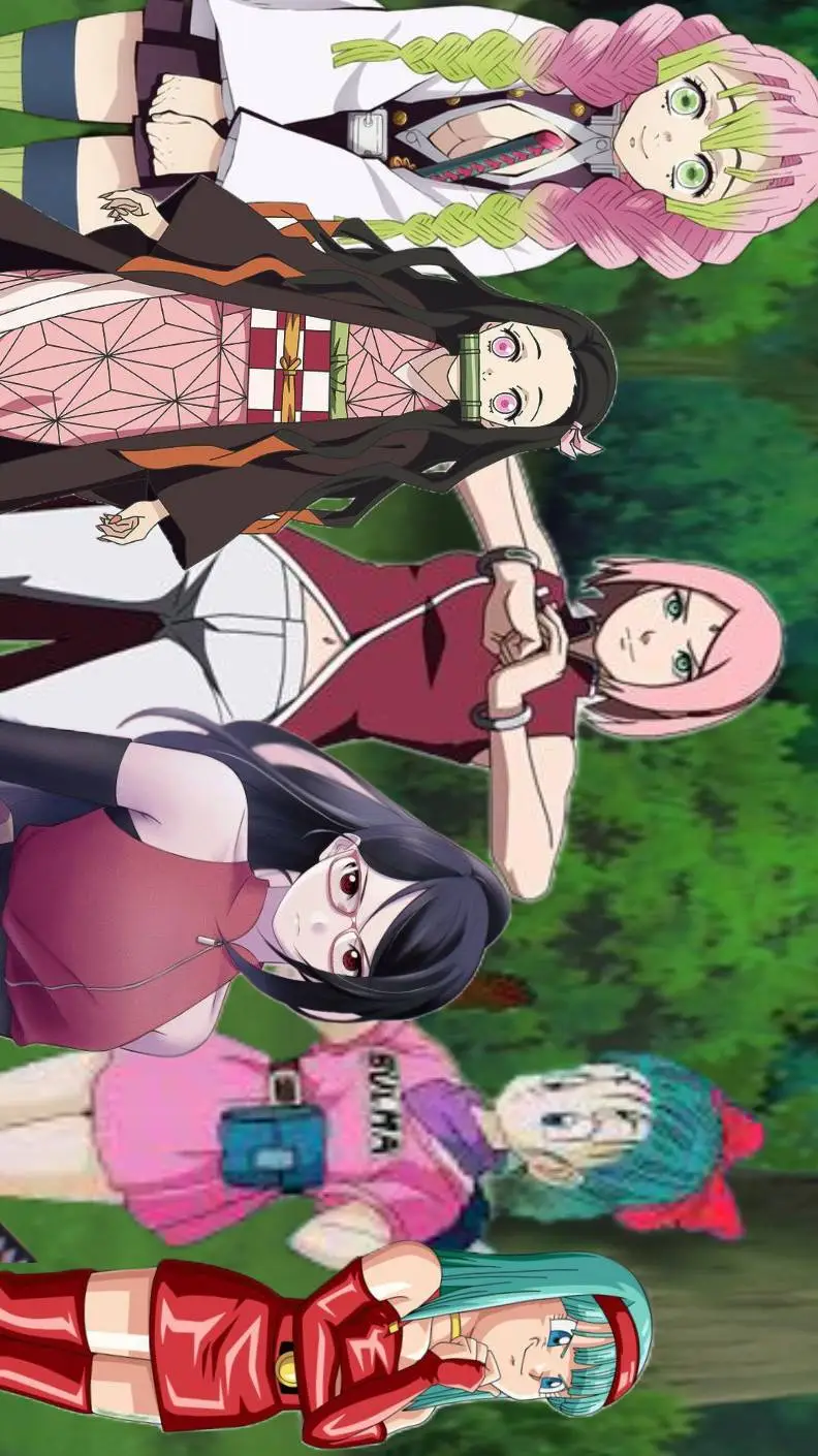 ai character: anime girls *v3* background