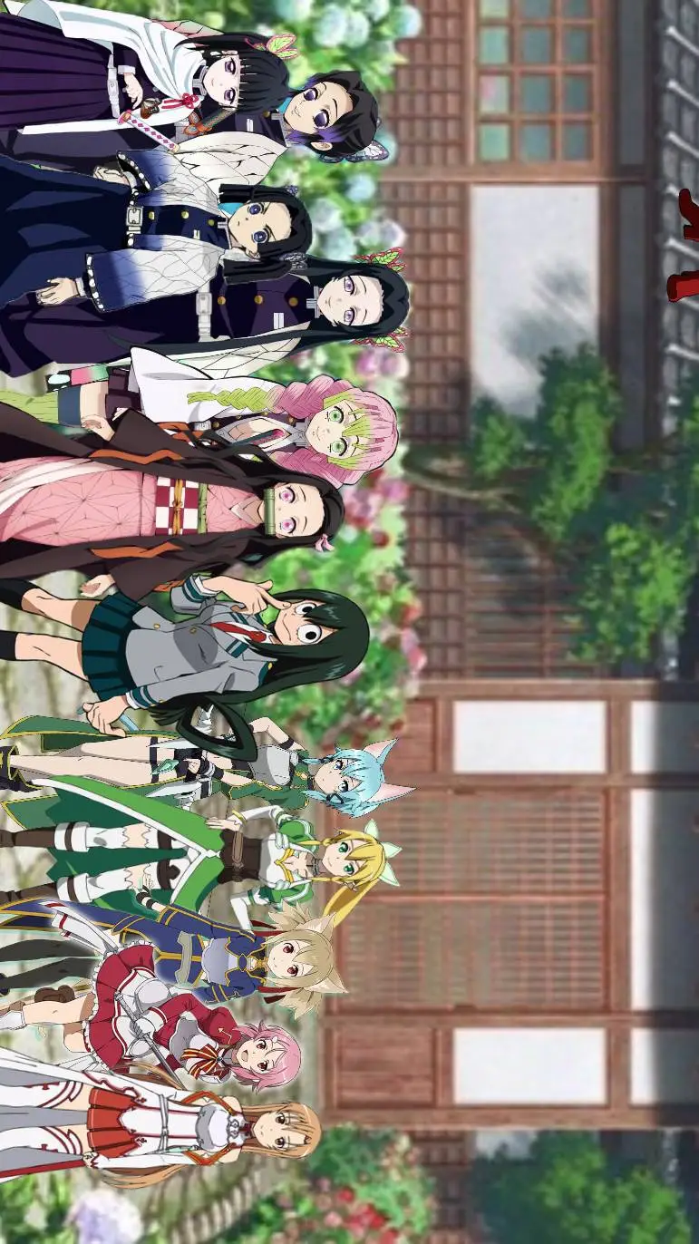 ai character: anime O counter background