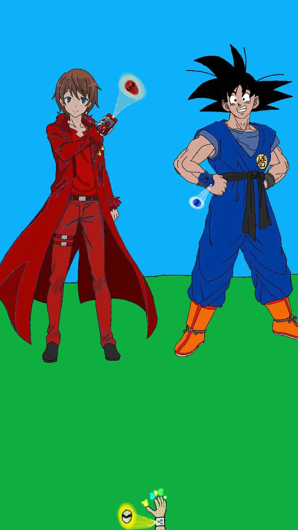 ai character: Anime rangers background