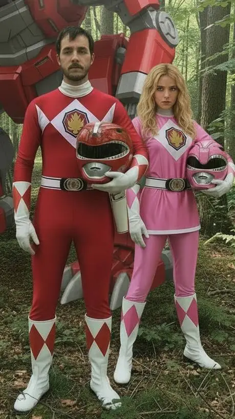 ai character: power rangers  background