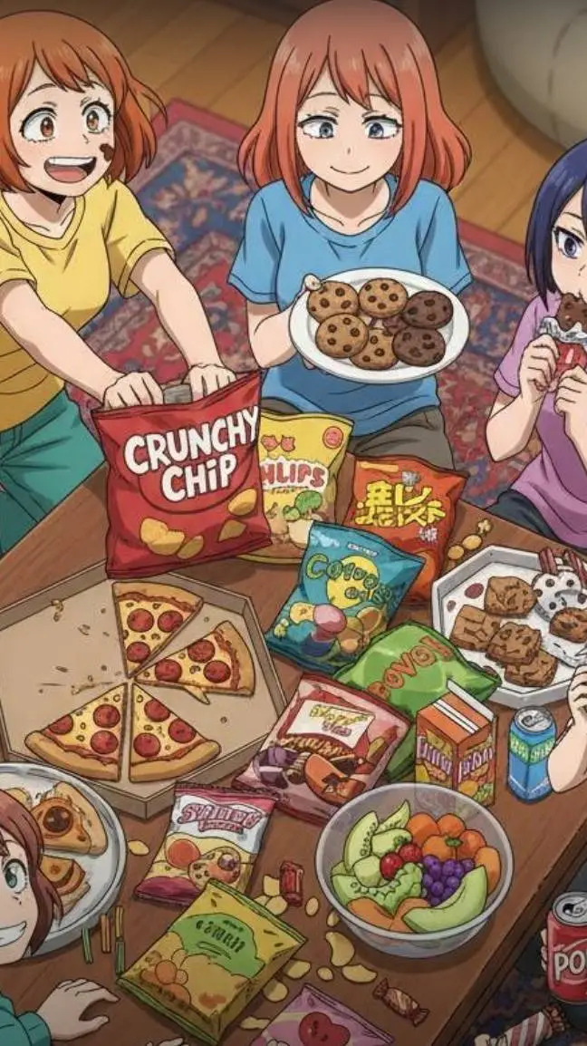 ai character: mha sleep over  background