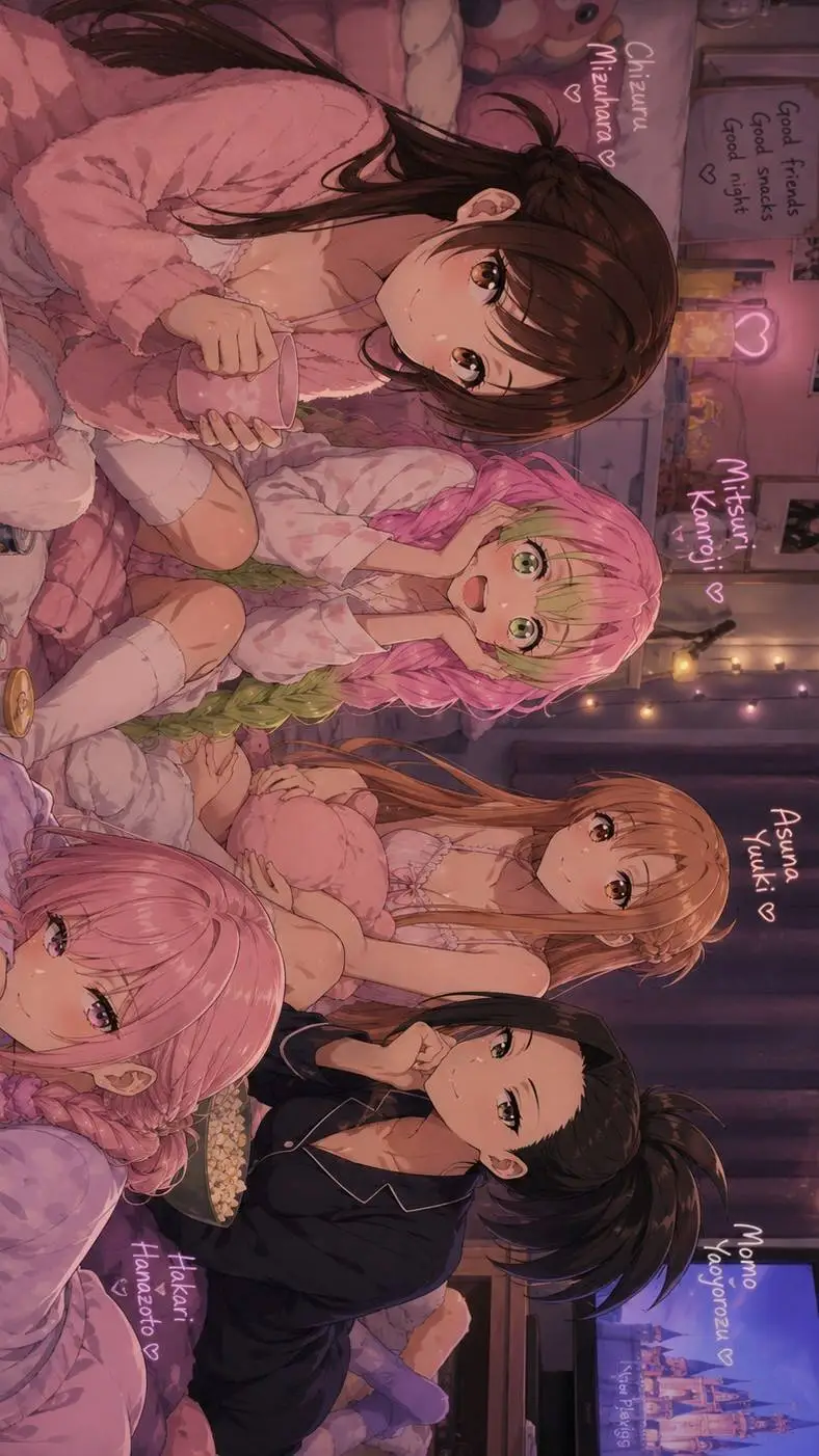 ai character: Anisleepover background