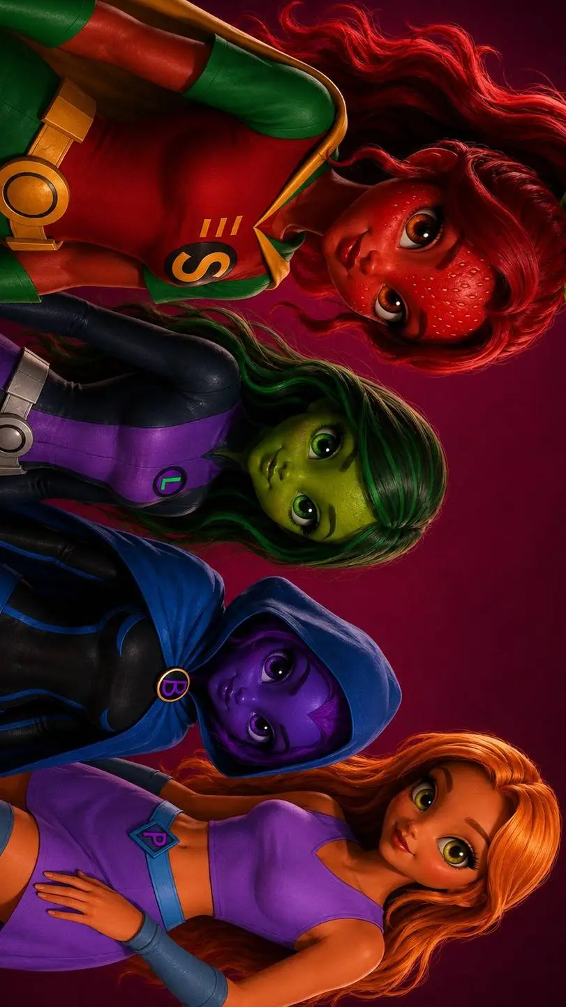 ai character: fruit titans background