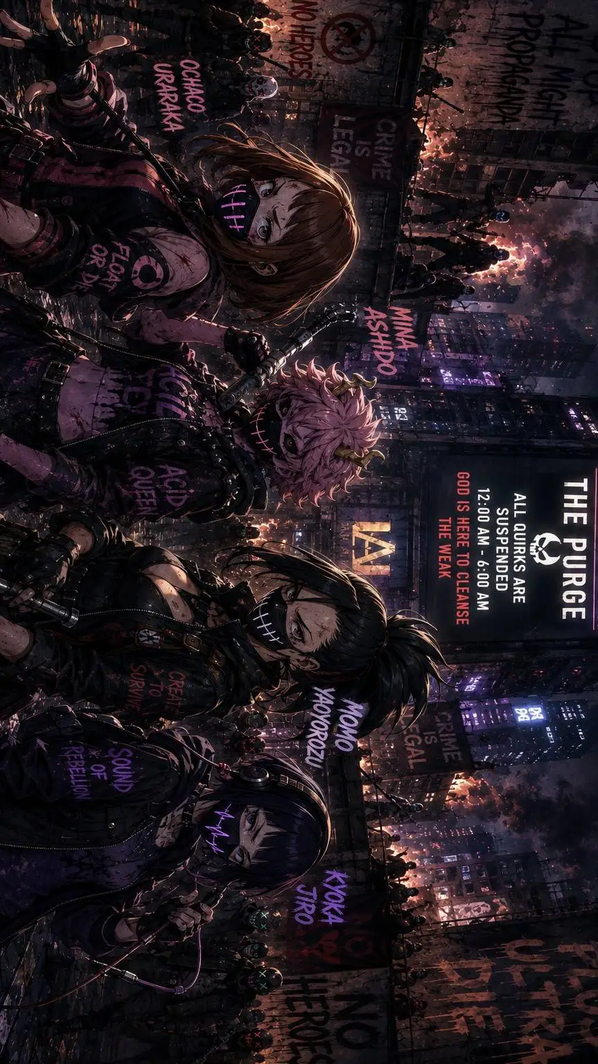 ai character: MHA x Purge background