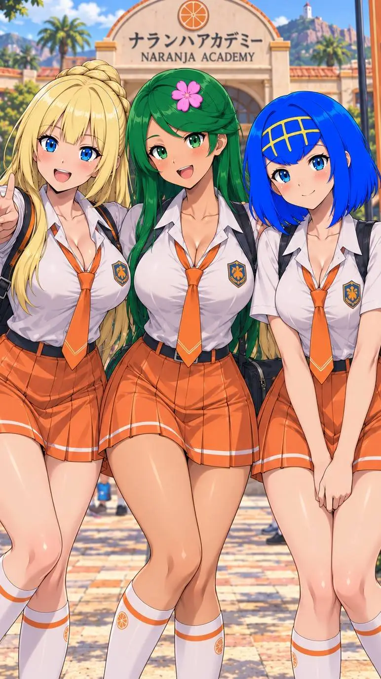ai character: Naranja academy  background