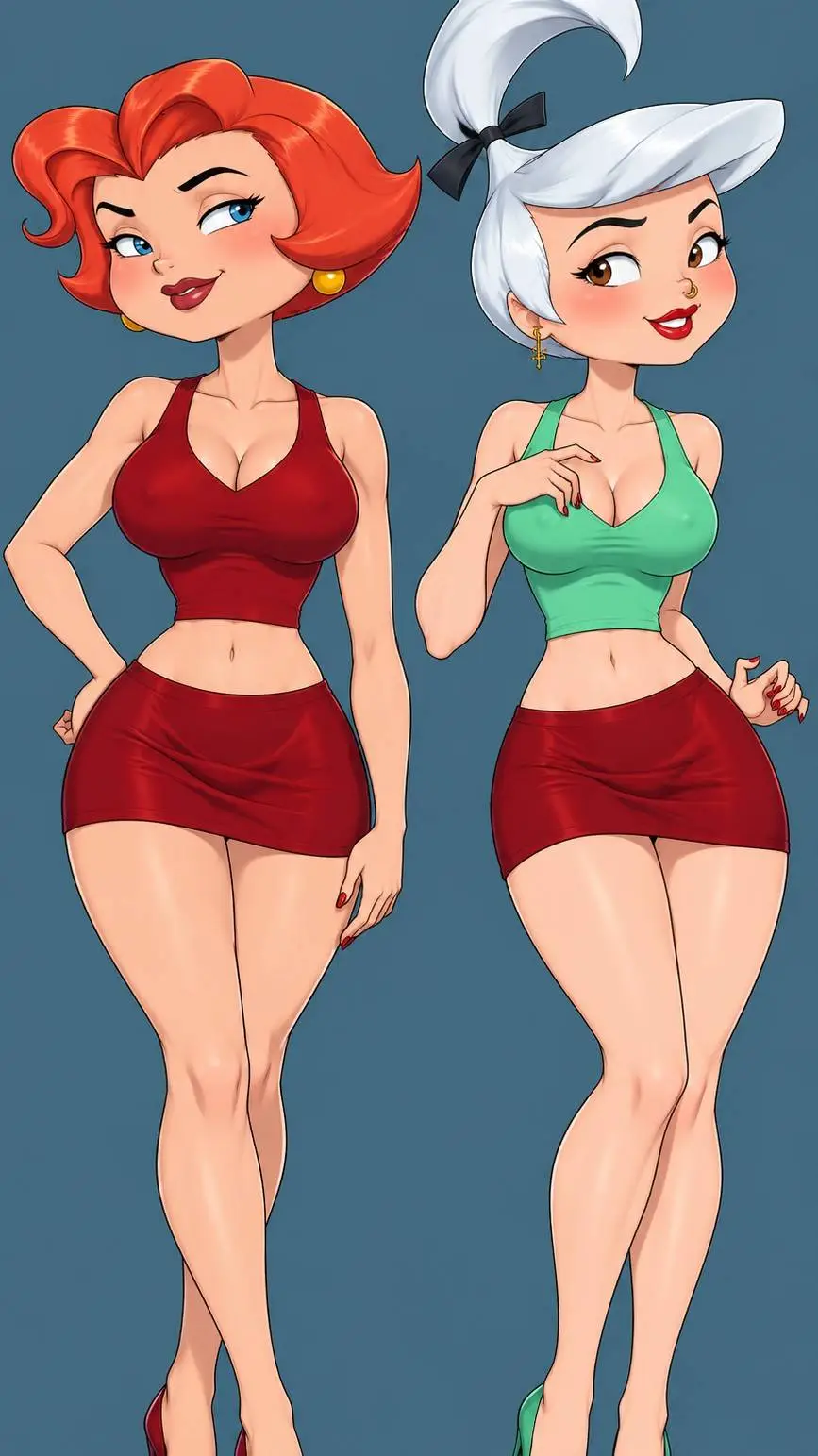 ai character: Jane & judy background