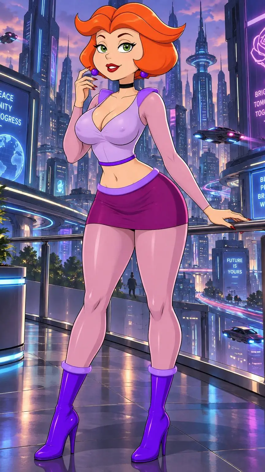 ai character: Jane Jetson background