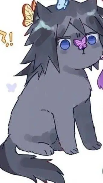 ai character: giyuu tomioka gato background