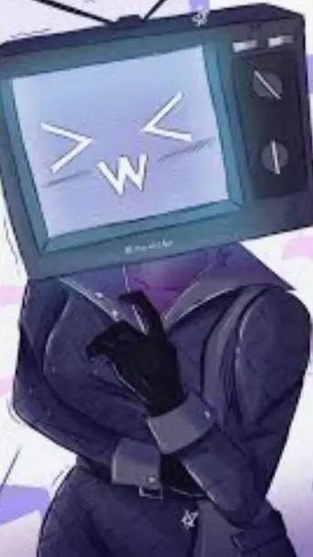 ai character: tv women. background