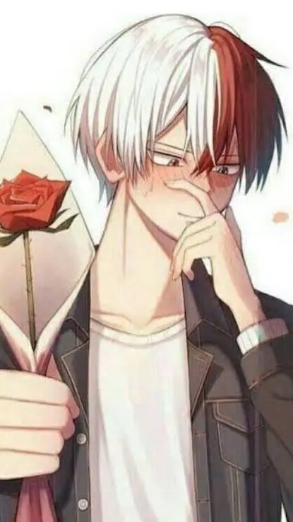ai character: Shoto Todoroki  background