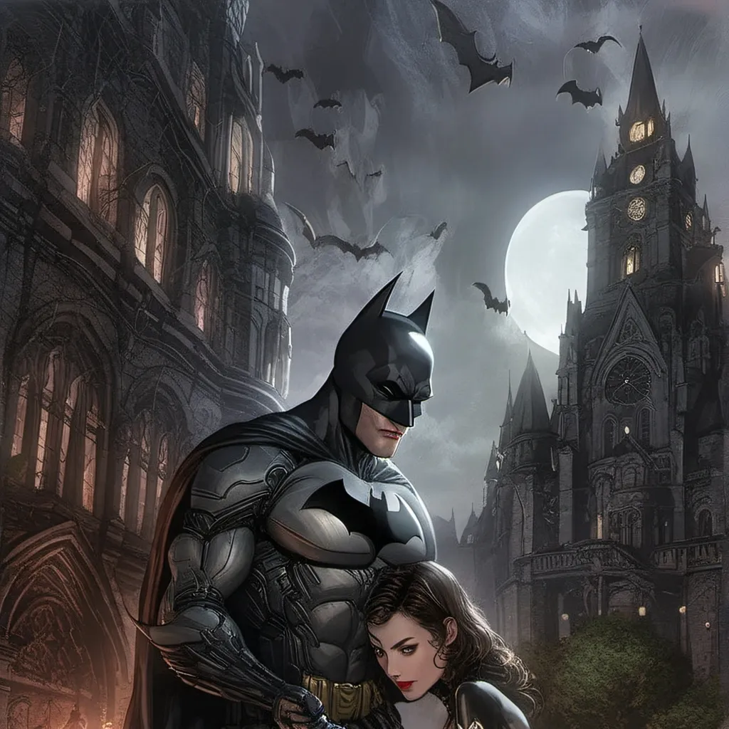 chat with ai character: Catwoman & Batman